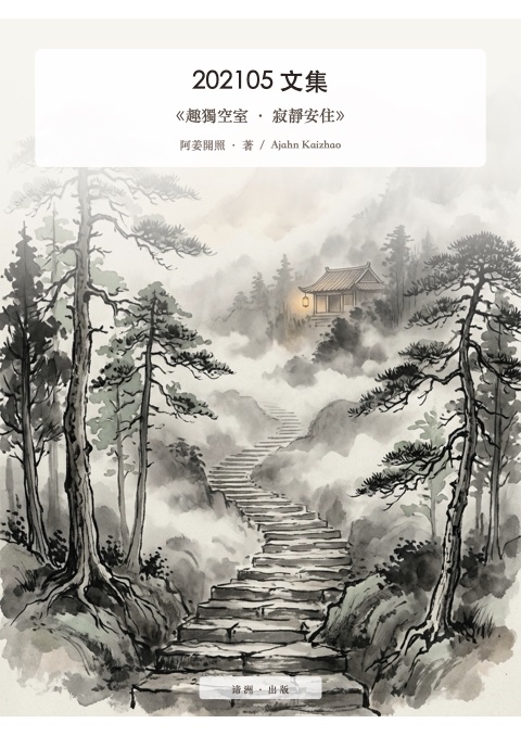 《趣獨空室 · 寂靜安住》