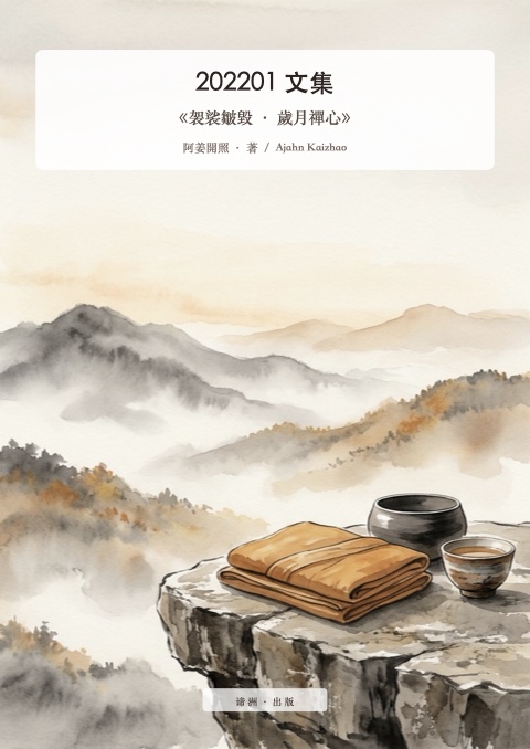 《袈裟皺毀 · 歲月禪心》