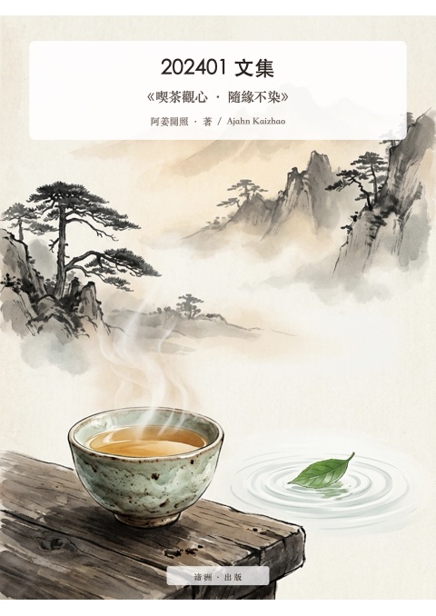 《喫茶觀心 · 隨緣不染》