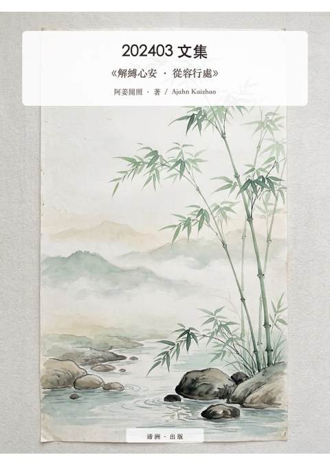 《解縛心安 · 從容行處》