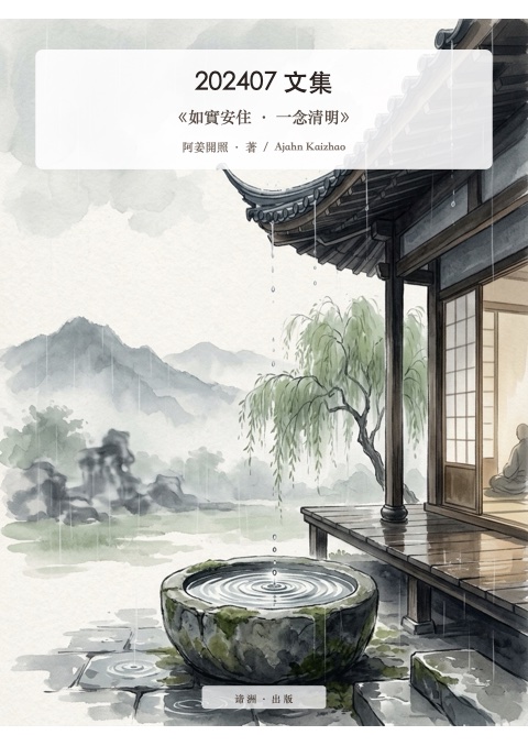 《如實安住 · 一念清明》
