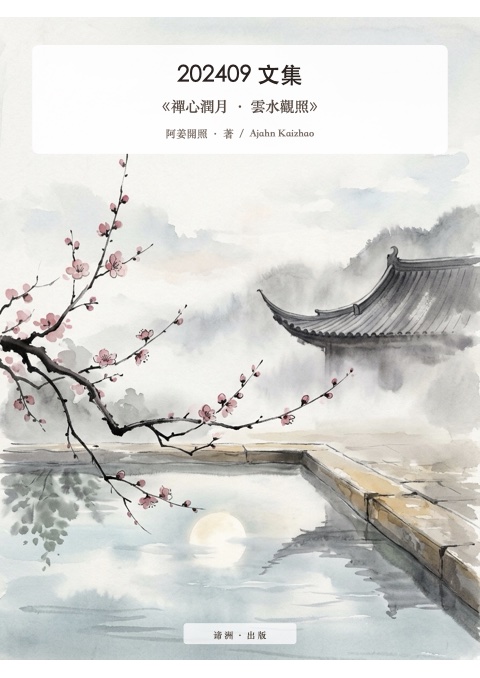 《禪心潤月 · 雲水觀照》