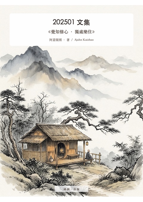 《覺知修心 · 獨處樂住》
