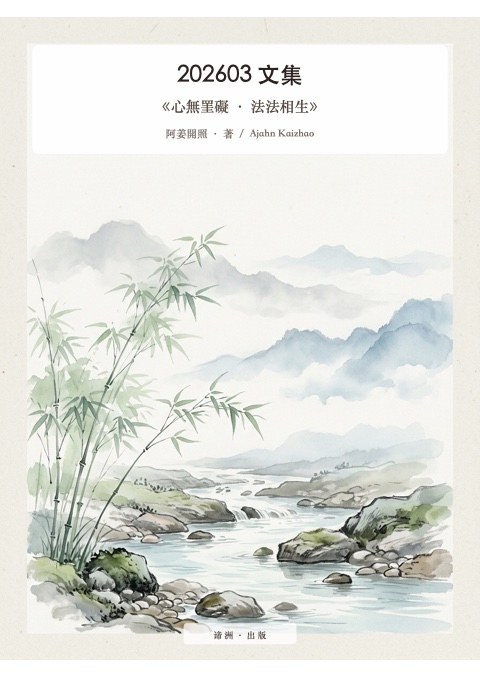 《心無罣礙 · 法法相生》