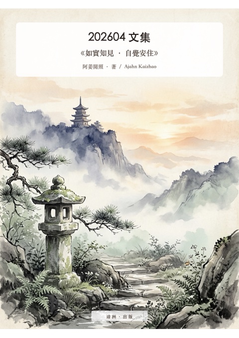 《如實知見 · 自覺安住》